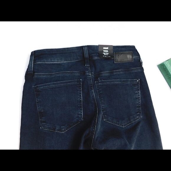 Mavi NWT High waist skinny rhinestone jeans Sz 26 - Picture 3 of 5